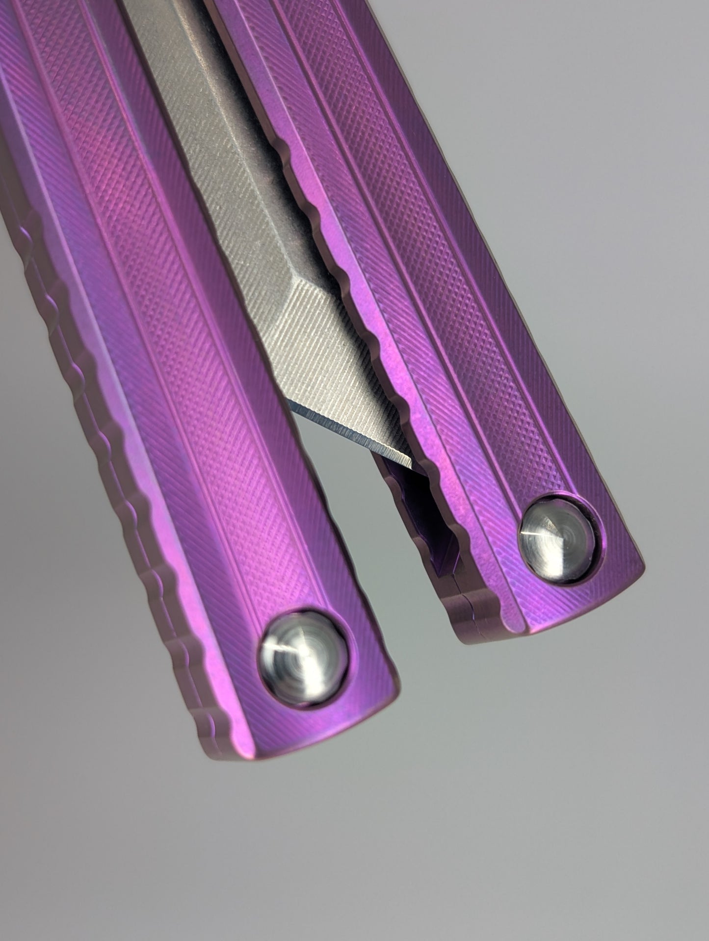 MachineWise Opus V2 Pink Ti Live Blade Balisong #509