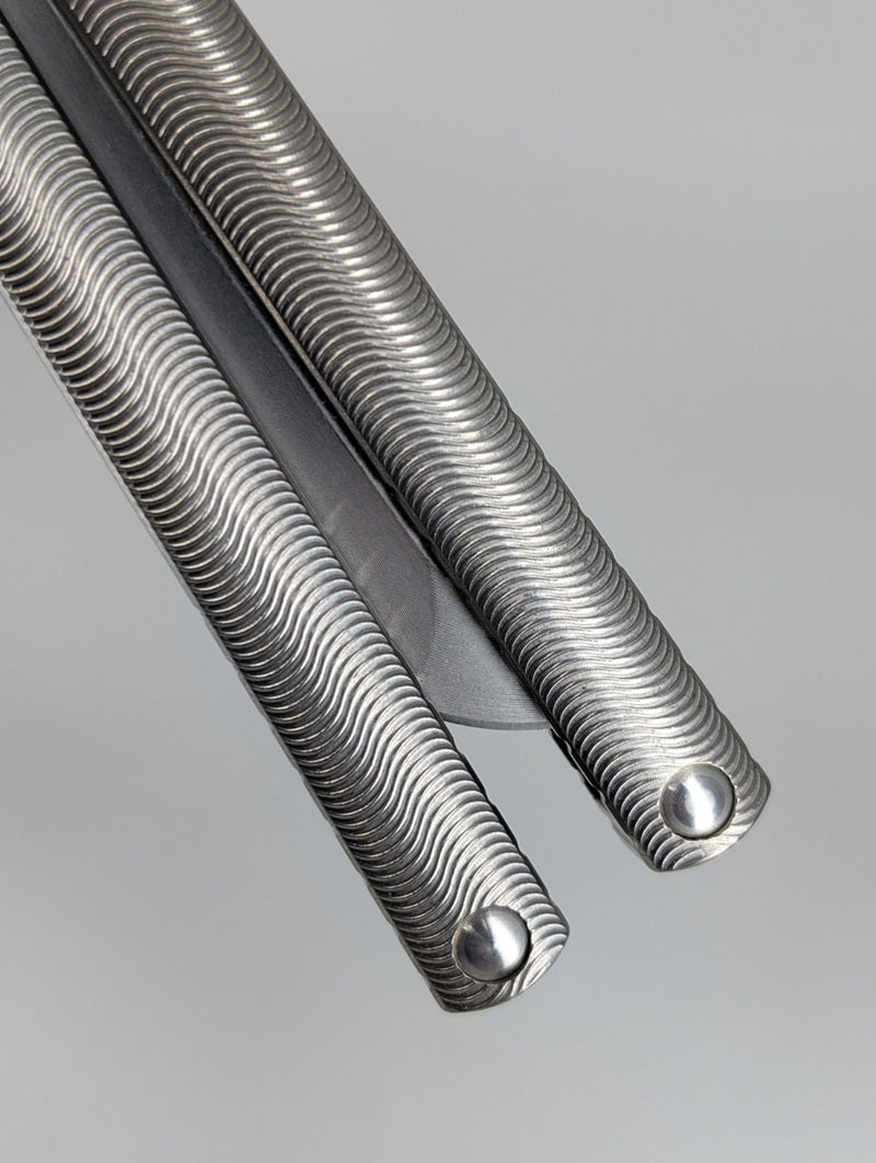 *Consignment* MachineWise Tottori Raw Titanium Live Blade Balisong