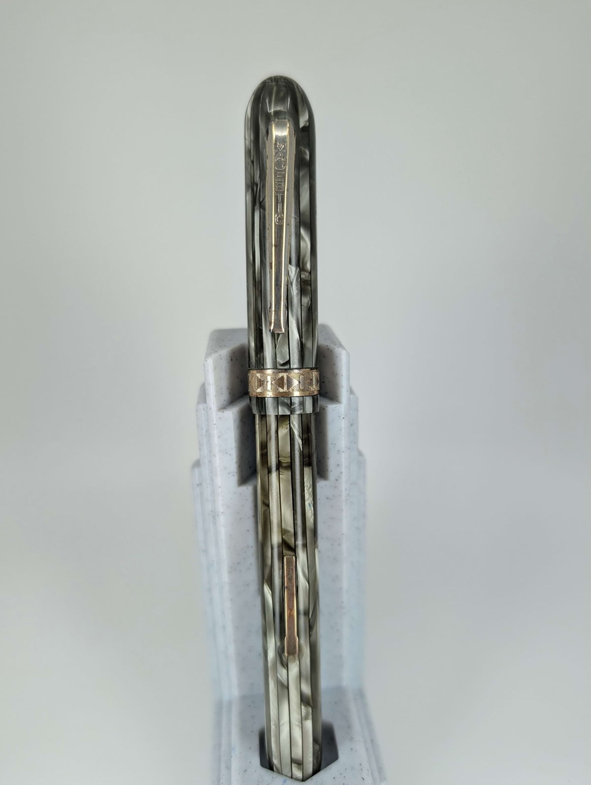 *Consignment* Vintage Majestic Lever Fountain Pen Steel Fine Nib