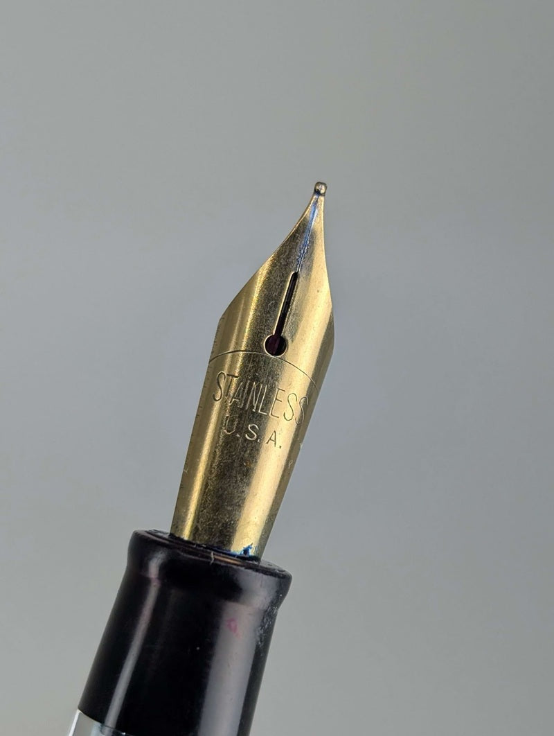 *Consignment* Vintage Majestic Lever Fountain Pen Steel Fine Nib