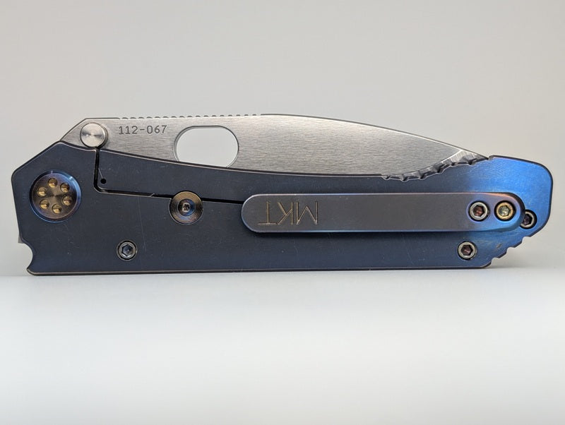 *Consignment* Medford 187 DP Blue Frame Lock Folding Knife