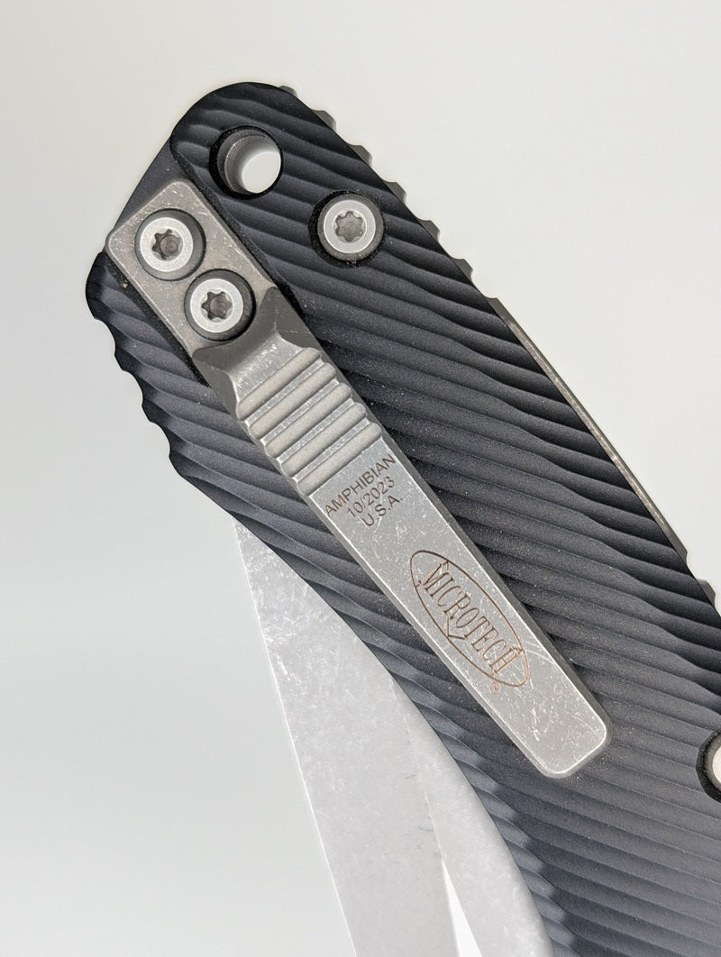 *Consignment* Microtech Amphibian RAM-LOK Apocalyptic Partial Serrated Folding Knife