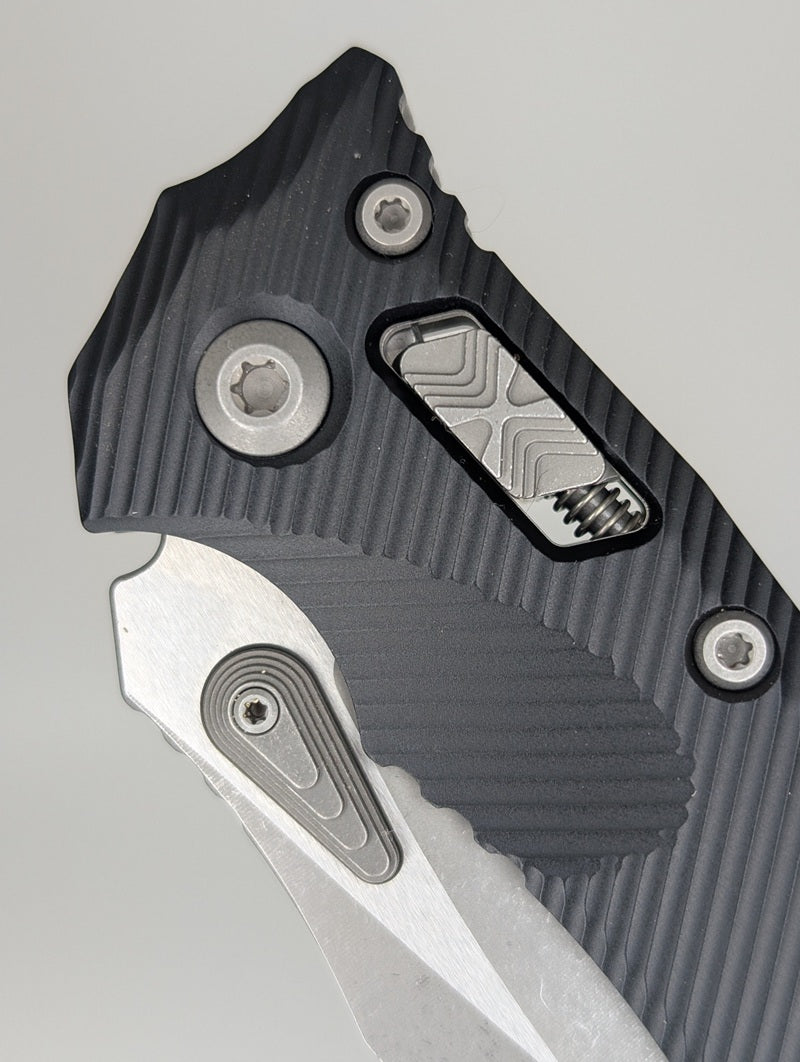 *Consignment* Microtech Amphibian RAM-LOK Apocalyptic Partial Serrated Folding Knife