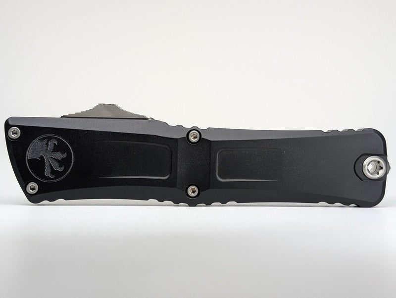 *Consignment* Microtech Combat Troodon D/E Gen III Black Stonewash Out the Front Knife
