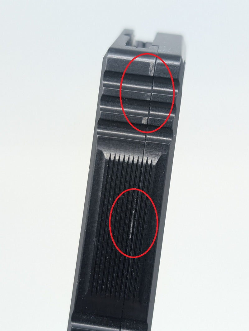 Microtech Marfione Executive Scarab II Gen III Tanto Mirror Polish Chisel Grind Out the Front Knife *Blem*