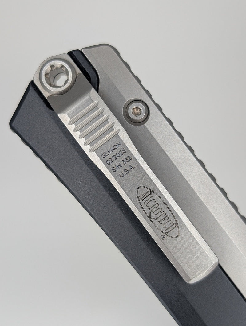 *Consignment* Microtech Glykon Bayonet Stonewash Out the Front Knife