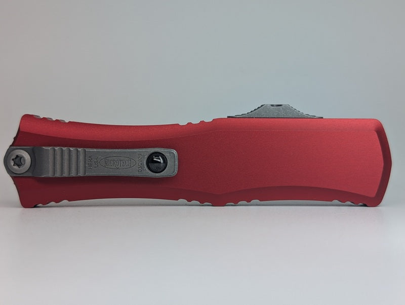 Microtech Hera II Mini Bayonet Red Apocalyptic Out the Front Knife