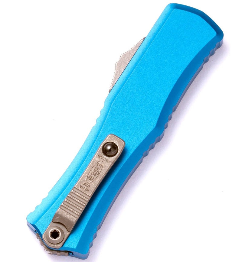 Microtech Hera II Mini S/E Blue Apocalyptic Standard Out the Front Knife