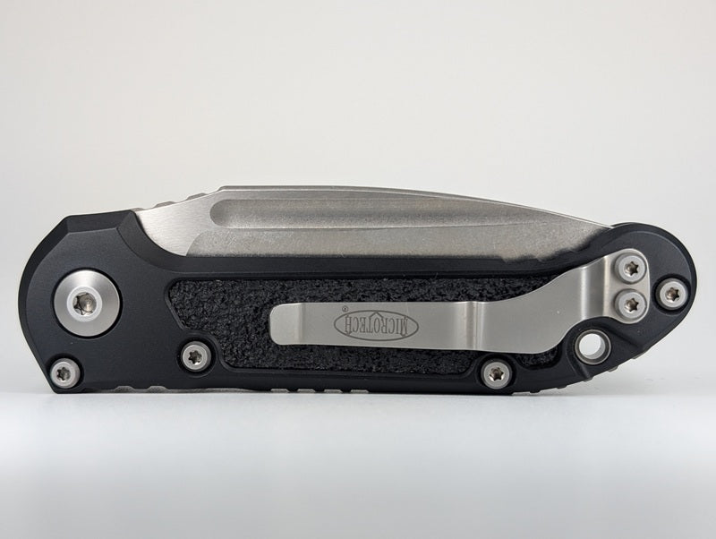 *Consignment* Microtech L.U.D.T. S/E Gen III Black Stonewash Auto Folding Knife