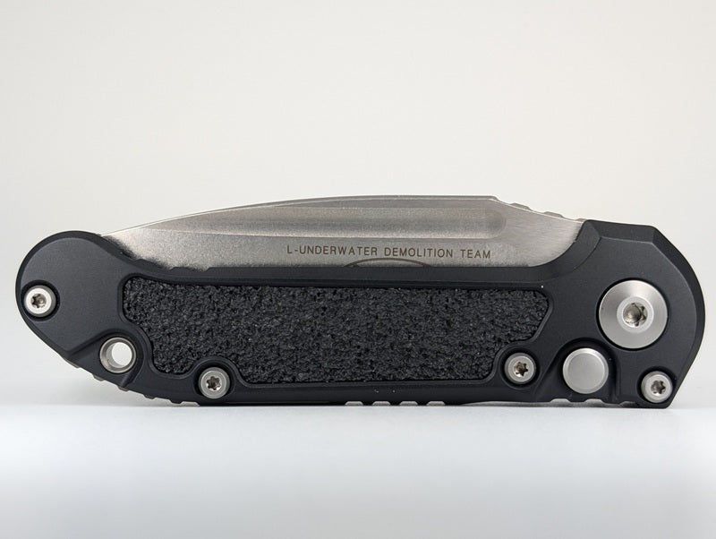 *Consignment* Microtech L.U.D.T. S/E Gen III Black Stonewash Auto Folding Knife
