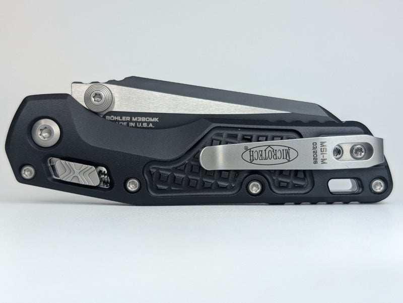 Microtech MSI Mini S/E Frag Black DLC RAM-LOK Folding Knife