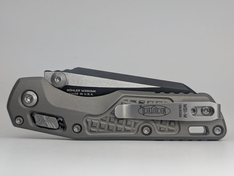 Microtech MSI Mini Frag Natural Clear Folding Knife