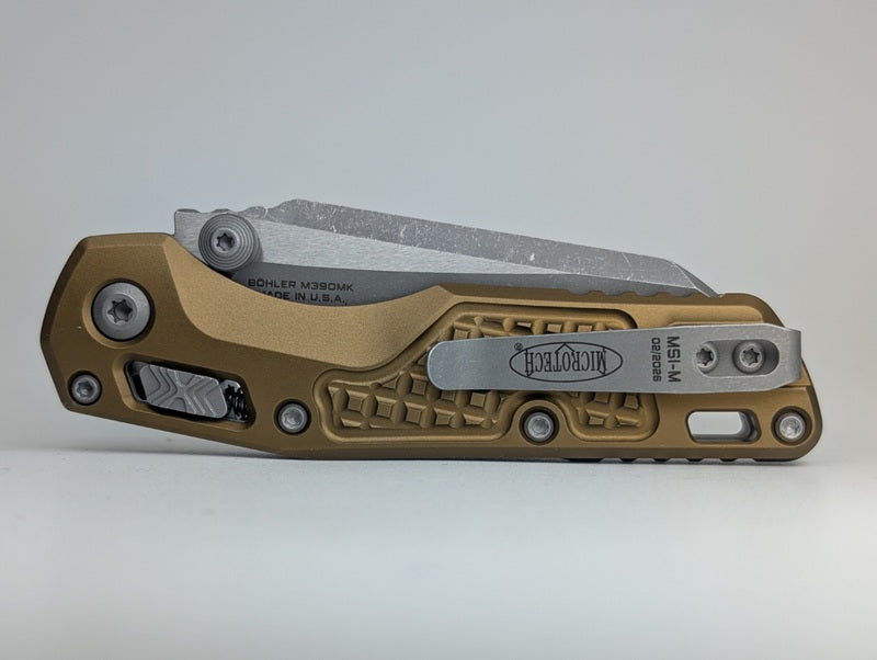 Microtech MSI Mini S/E Frag Tan Apocalyptic Folding Knife