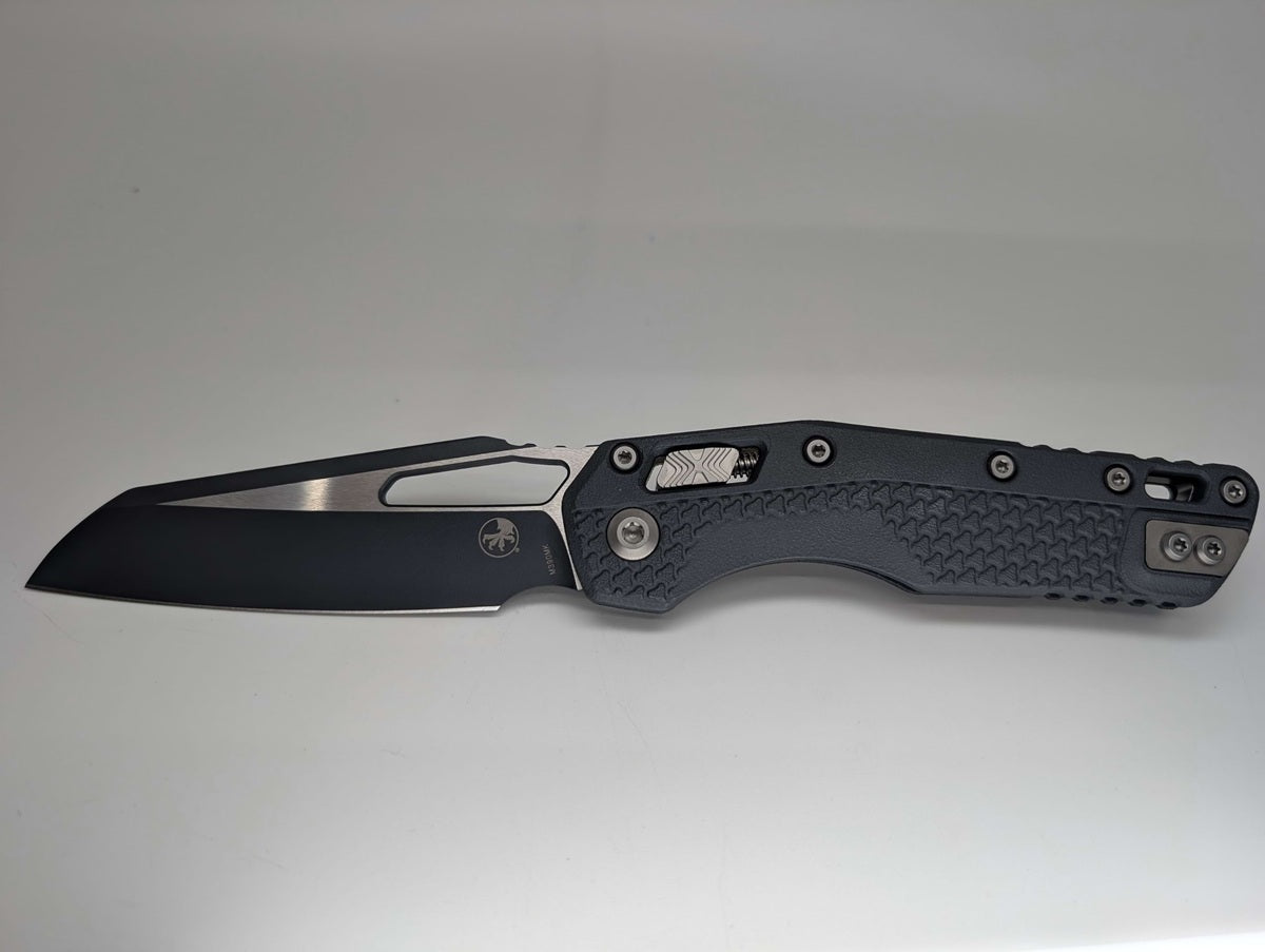 Microtech MSI S/E Tri-Grip Polymer Sniper Gray Cerakote Folding Knife