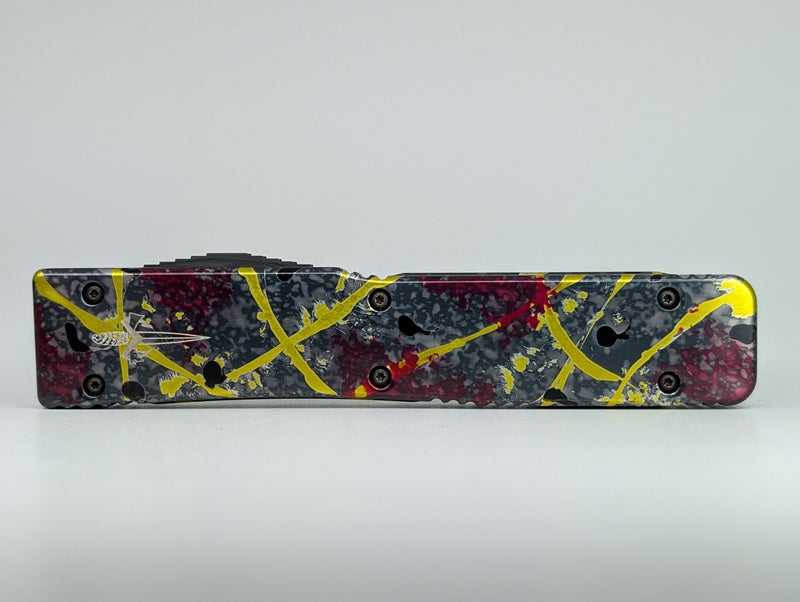 *Consignment* Microtech Marfione Custom Ultratech Splash Hand Ground Devin Thomas Damascus Out the Front Knife