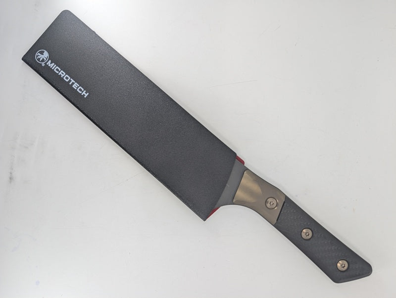 Microtech Signature Series Chef Knife 8" Carbon Fiber / Bronzed Bolster DLC Kitchen Knife