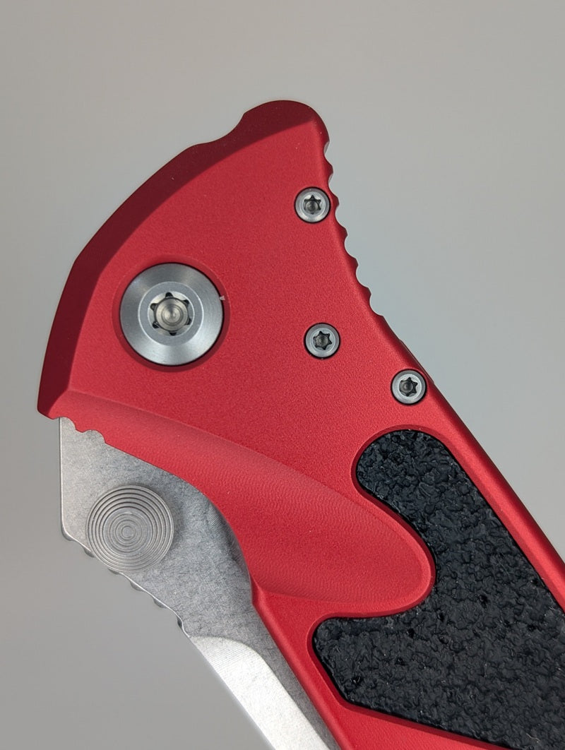 *Consignment* Microtech Socom Elite S/E Red Stonewash Manual Folding Knife