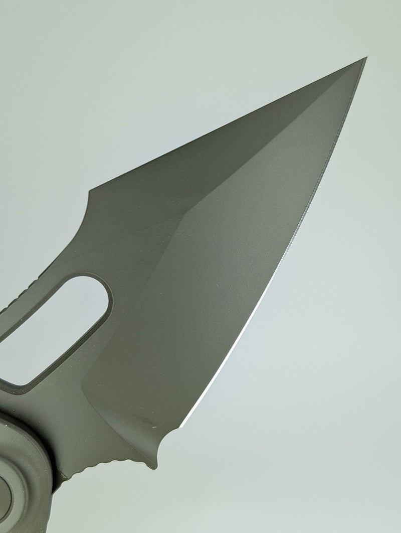 *Consignment* Microtech Stitch Auto S/E Cerakote OD Green Folding Knife