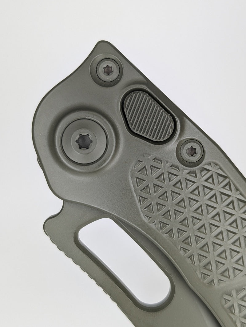 *Consignment* Microtech Stitch Auto S/E Cerakote OD Green Folding Knife