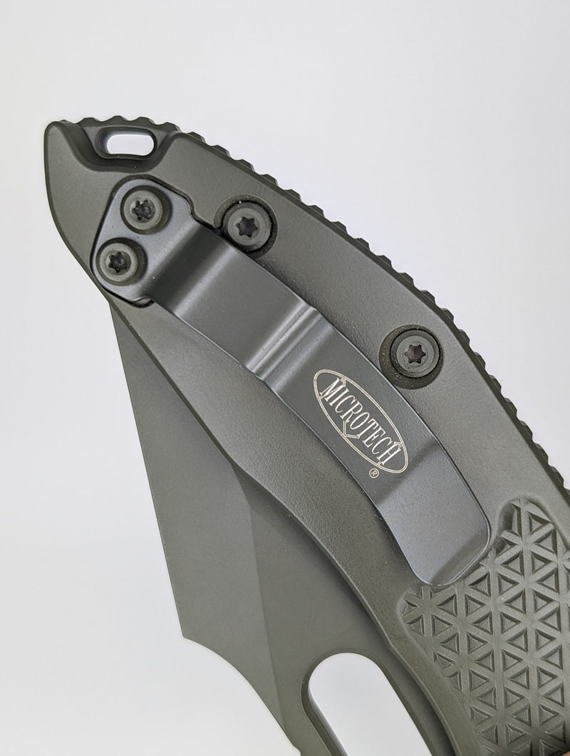 *Consignment* Microtech Stitch Auto S/E Cerakote OD Green Folding Knife