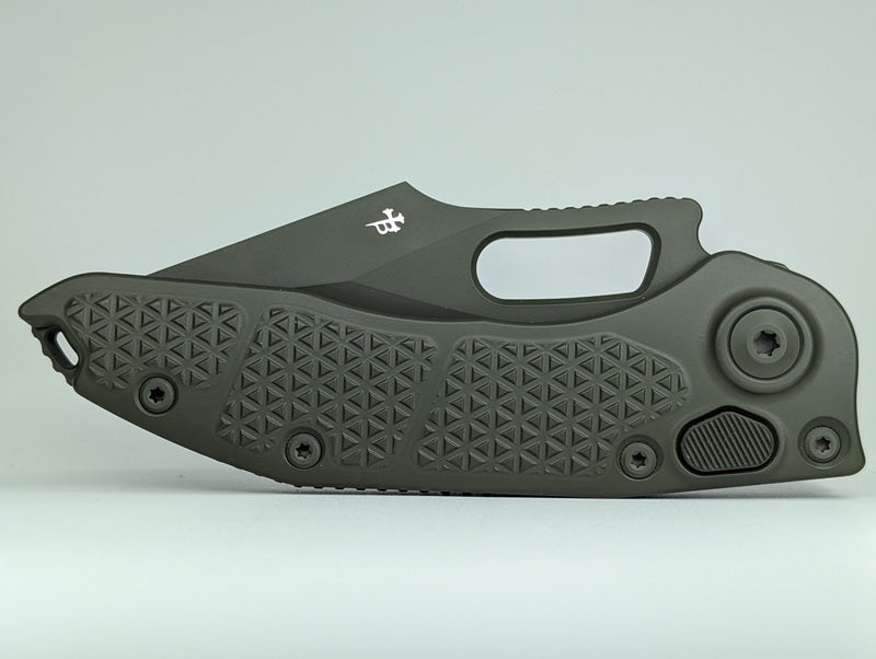 *Consignment* Microtech Stitch Auto S/E Cerakote OD Green Folding Knife