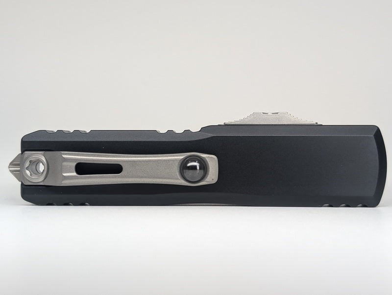 Microtech UTX-85 S/E Gen IV Black Stonewash Out the Front Knife