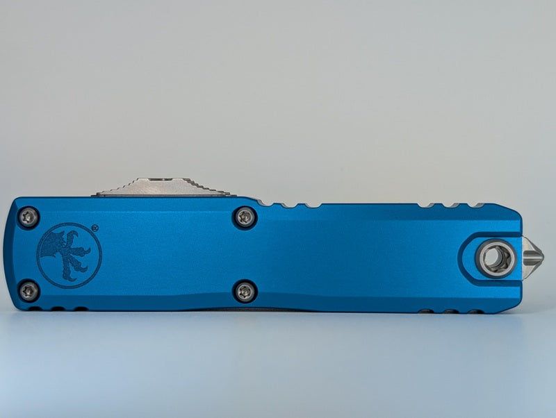 Microtech UTX-85 Gen III D/E Blue Stonewash Out the Front Knife