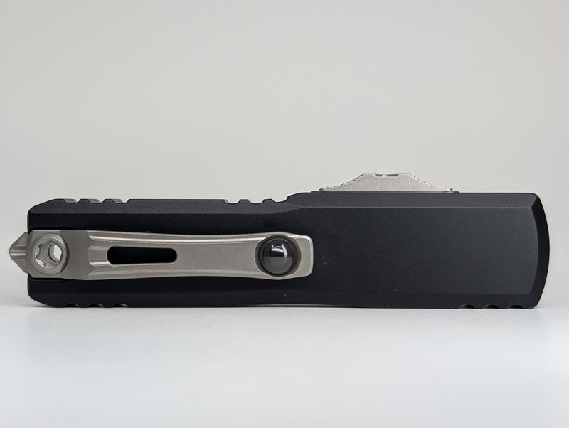 Microtech UTX-85 T/E Gen IV Black Stonewash Out the Front Knife