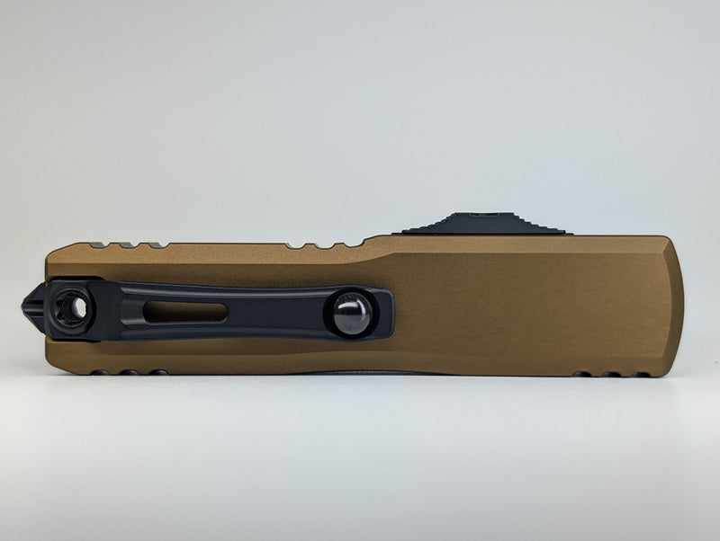 Microtech UTX-85 D/E Gen IV Tan Tactical DLC Out the Front Knife