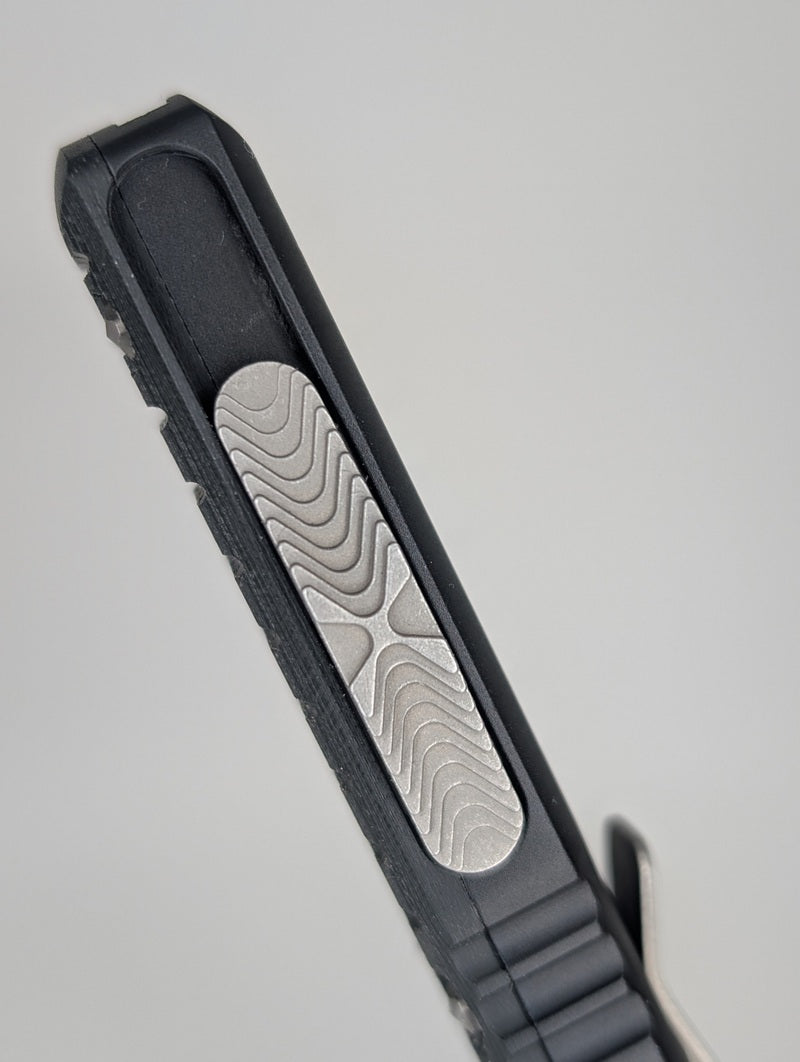 *Consignment* Microtech Ultratech Bayonet Black Frag G-10 Magnacut Blade Show 2023 Out the Front Knife
