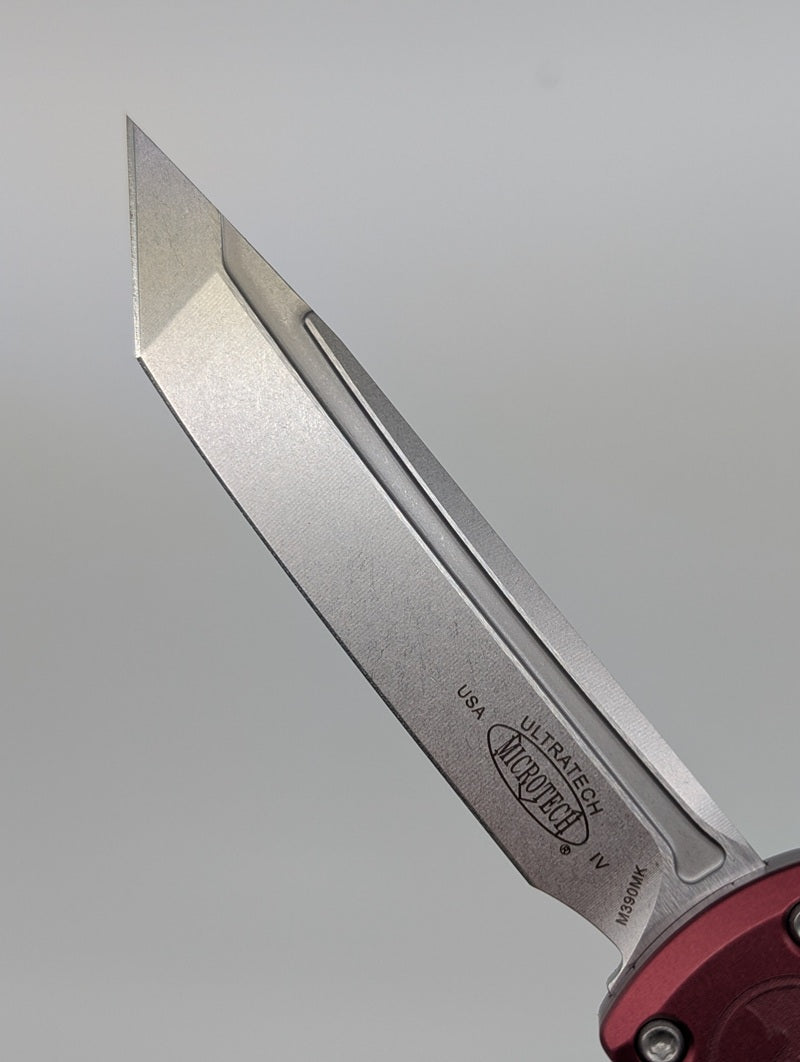 Microtech Ultratech Gen IV S/E Merlot Apocalyptic Out the Front Knife