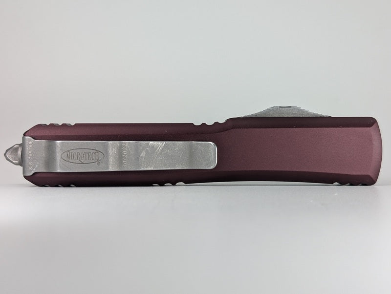 Microtech-Ultratech-Maroon-Tanto-Out-the-Front-Knife-Back