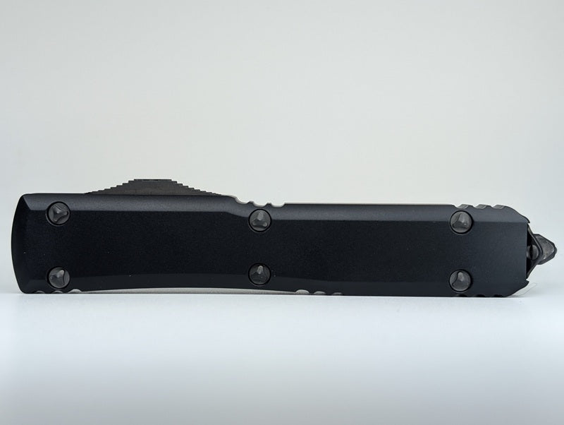 *Consignment* Microtech Ultratech T/E Shadow DLC Black Out the Front Knife