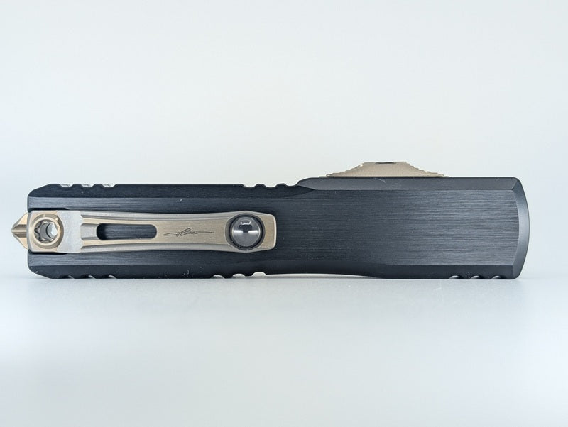 Microtech Signature Select Ultratech ZBP Coppermai Damascus Hellhound Out the Front Knife