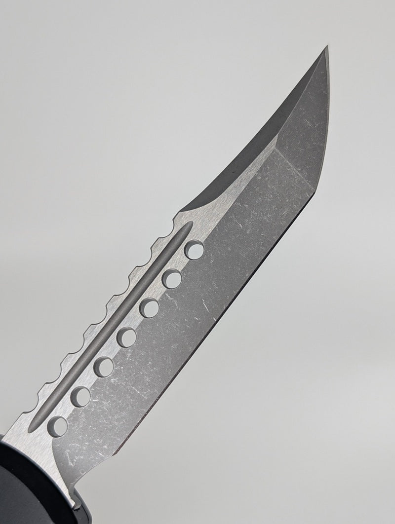 Microtech Ultratech ZBP Hellhound Signature Series Apocalyptic Out the Front Knife