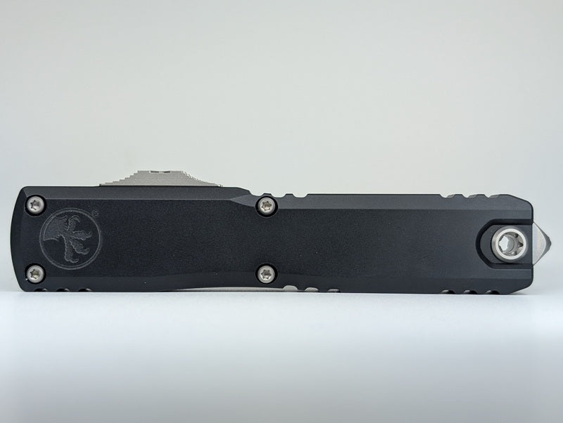 *Consignment* Microtech Ultratech Gen III ZBT D/E Stonewash Full Serrated Out the Front Knife