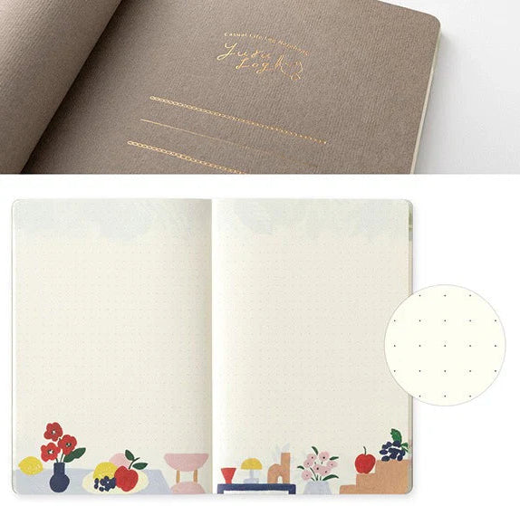 Midori B6 Yuru Log Notebook Dot Grid
