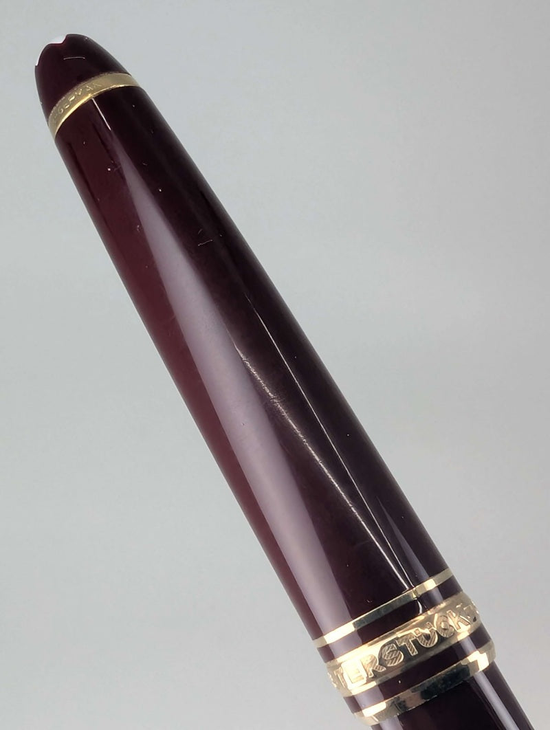 *Consignment* Vintage Montblanc 164R Burgundy W. Germany Ballpoint Pen