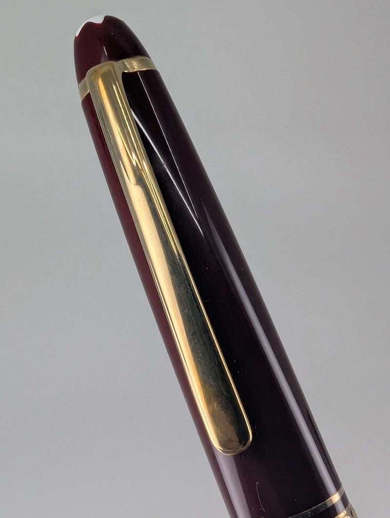 *Consignment* Vintage Montblanc 164R Burgundy W. Germany Ballpoint Pen