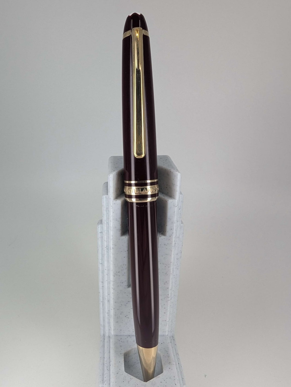 *Consignment* Vintage Montblanc 164R Burgundy W. Germany Ballpoint Pen