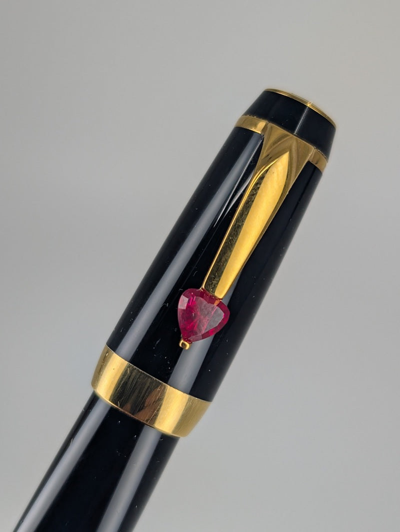 *Consignment* Montblanc Bohéme Je T'aime Resin Fountain / Ballpoint Pen Set
