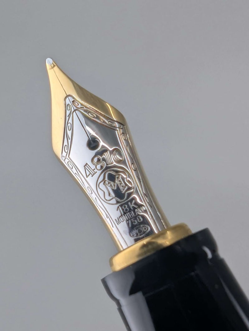 *Consignment* Montblanc Boheme Ruby Retractable Fountain Pen 18k Gold Medium Nib