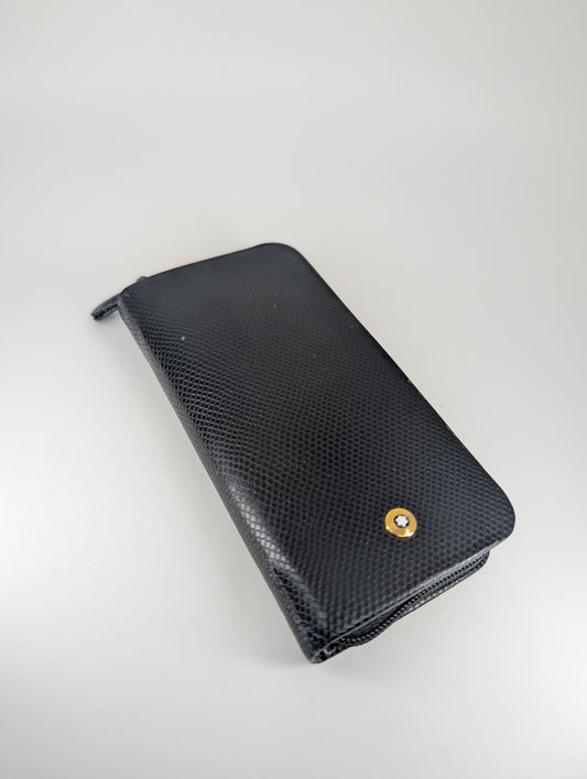 *Consignment* Montblanc Bohéme Je t'aime Leather 3 Pen Case