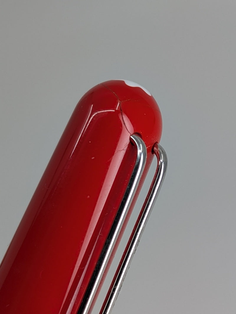 *Consignment* Montblanc (M) Red Special Edition Marc Newson Rollerball Pen