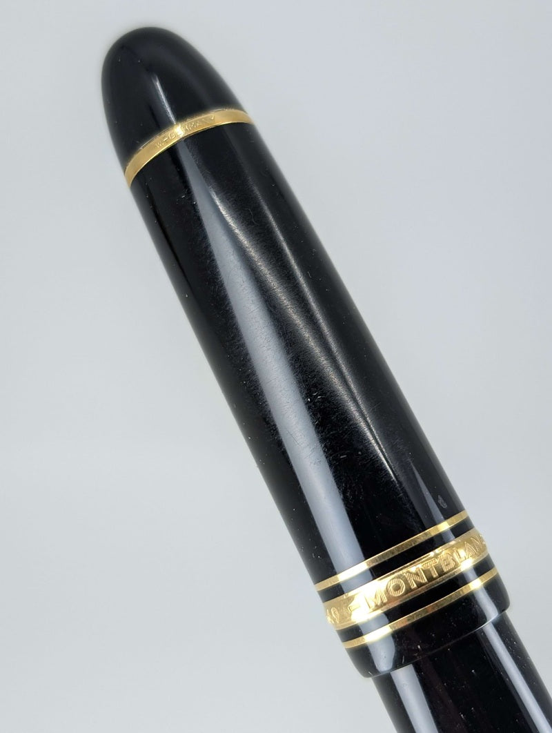 *Consignment* Montblanc Meisterstuck No.149 Desk Set Fountain Pen 18k Gold Fine Nib