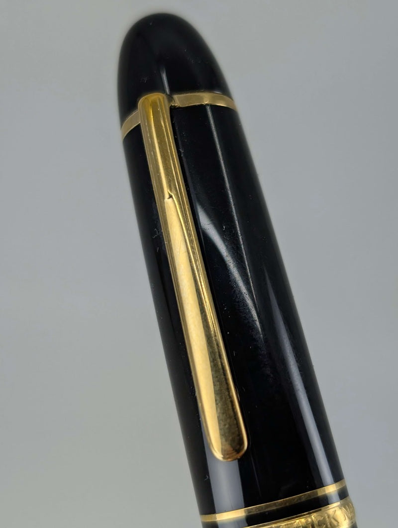 *Consignment* Montblanc Meisterstuck No.149 Desk Set Fountain Pen 18k Gold Fine Nib