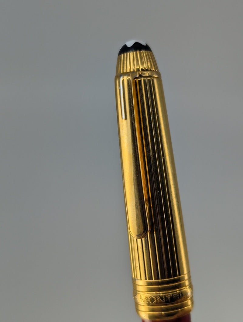 Montblanc Solitaire Special Edition Coral Mozart Fountain Pen 18k Gold Fine Nib