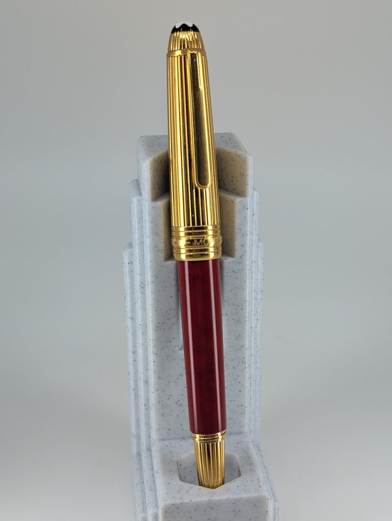 Montblanc Solitaire Special Edition Coral Mozart Fountain Pen 18k Gold Fine Nib