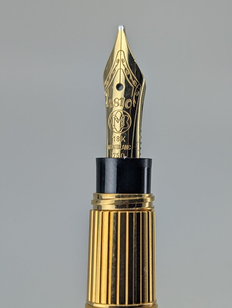 Montblanc Solitaire Special Edition Coral Mozart Fountain Pen 18k Gold Fine Nib