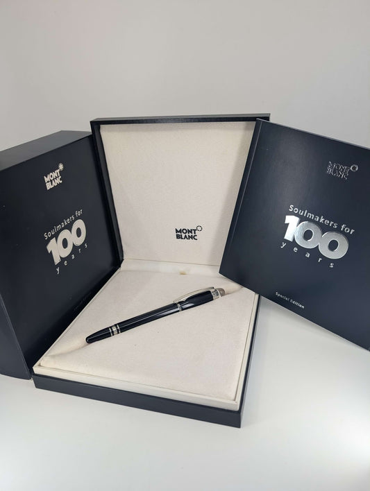 *Consignment* Montblanc "Soulmakers for 100 Years" Starwalker Unlimited Fountain Pen 18k Gold Medium Nib